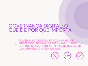 Governança digital: o que é e por que importa no e-commerce