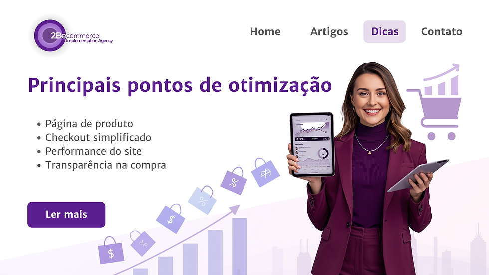 Página de produto otimizada para aumentar conversão no e-commerce