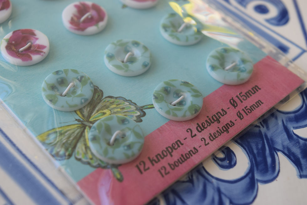 Thumbnail: Buttons with Print כפתורים  JET Rakefet