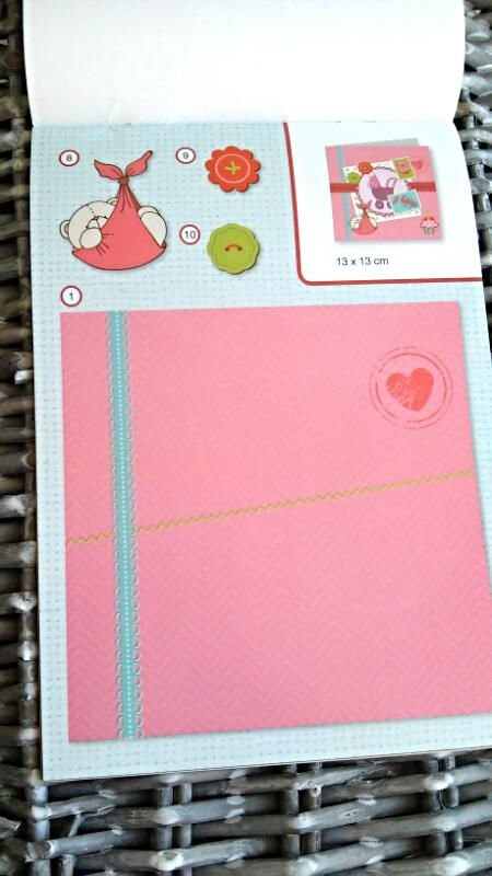 Thumbnail: ספר להכנת 6 כרטיסים תלת מימד- Baby Girl 3D Booklet