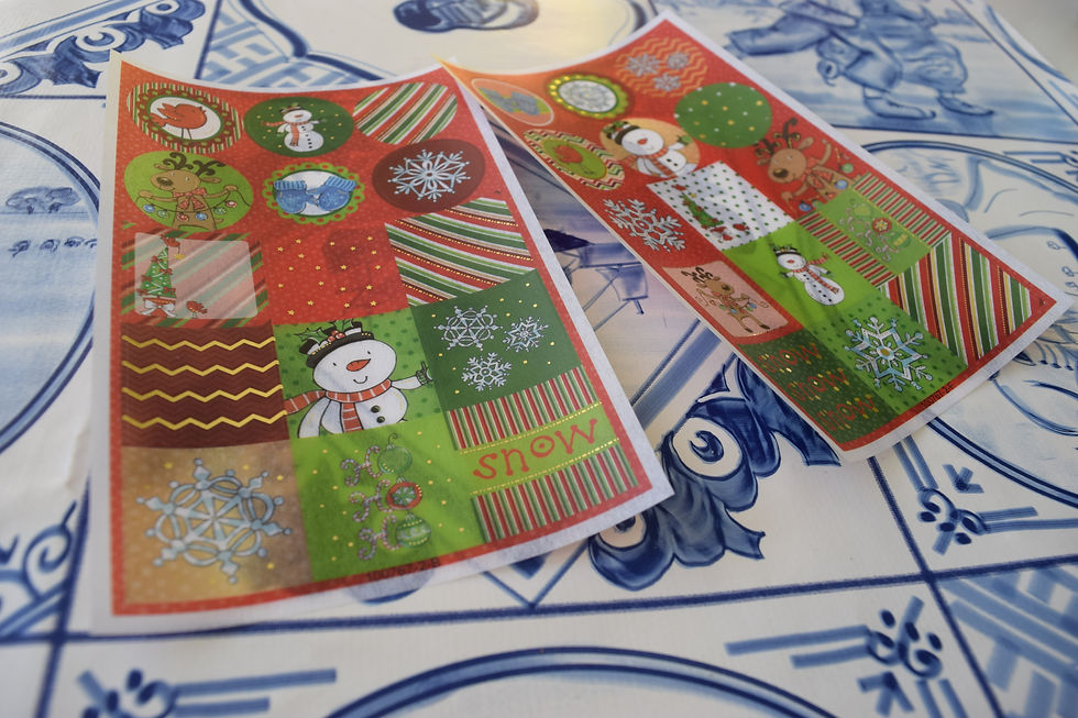 Thumbnail: מדבקות וושי טייפ לסקראפ SNOW SNOW SNOW