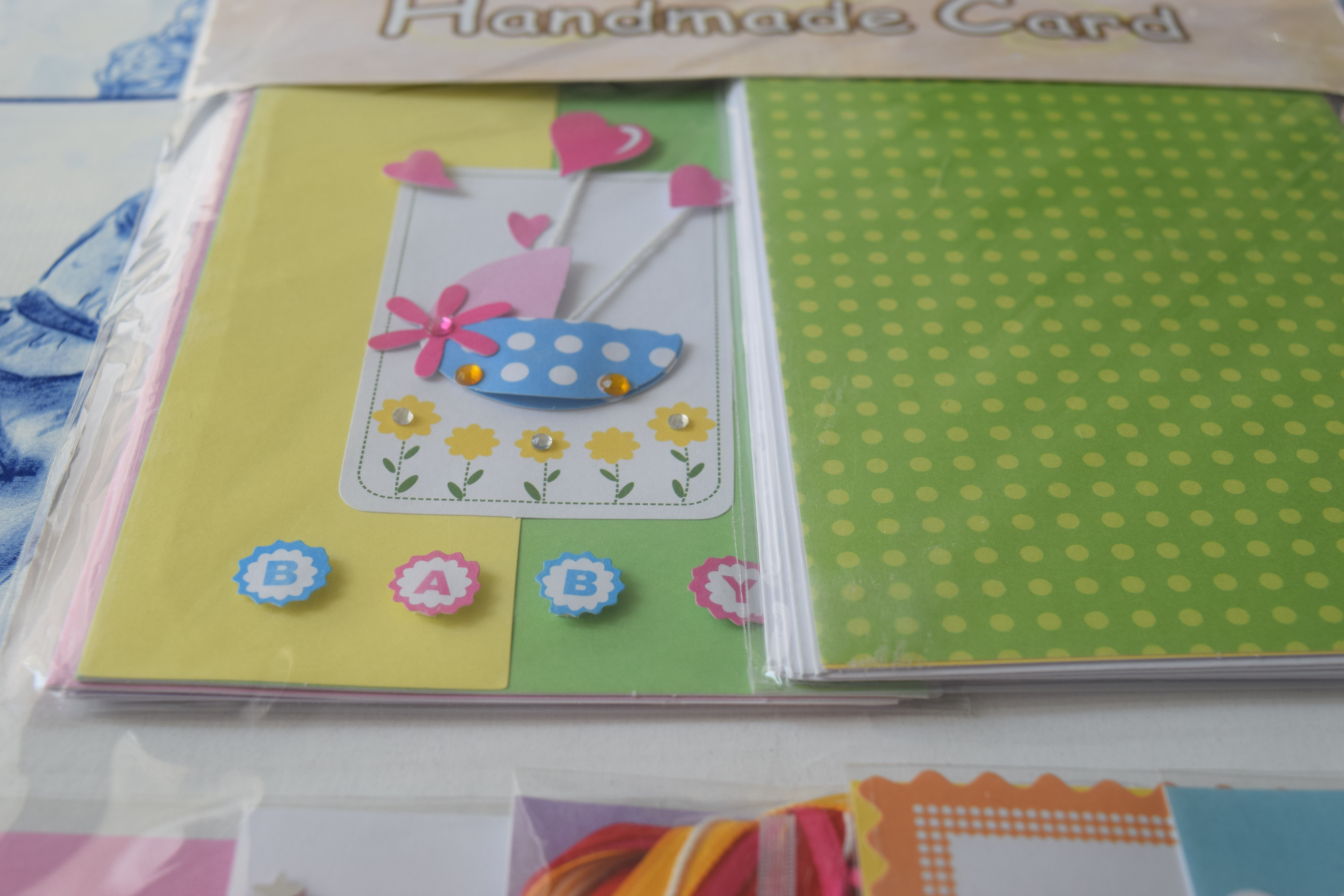 קיט להכנת 5 כרטיסי ברכה BABY