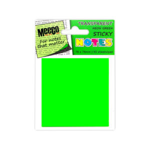TRANSPARENT STICK NOTES
