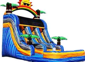 Bounce Houses & Party Rentals Downey Double Slide Jumpers Obstacle Course Water Slides Inflatables Near me rental rent near downey