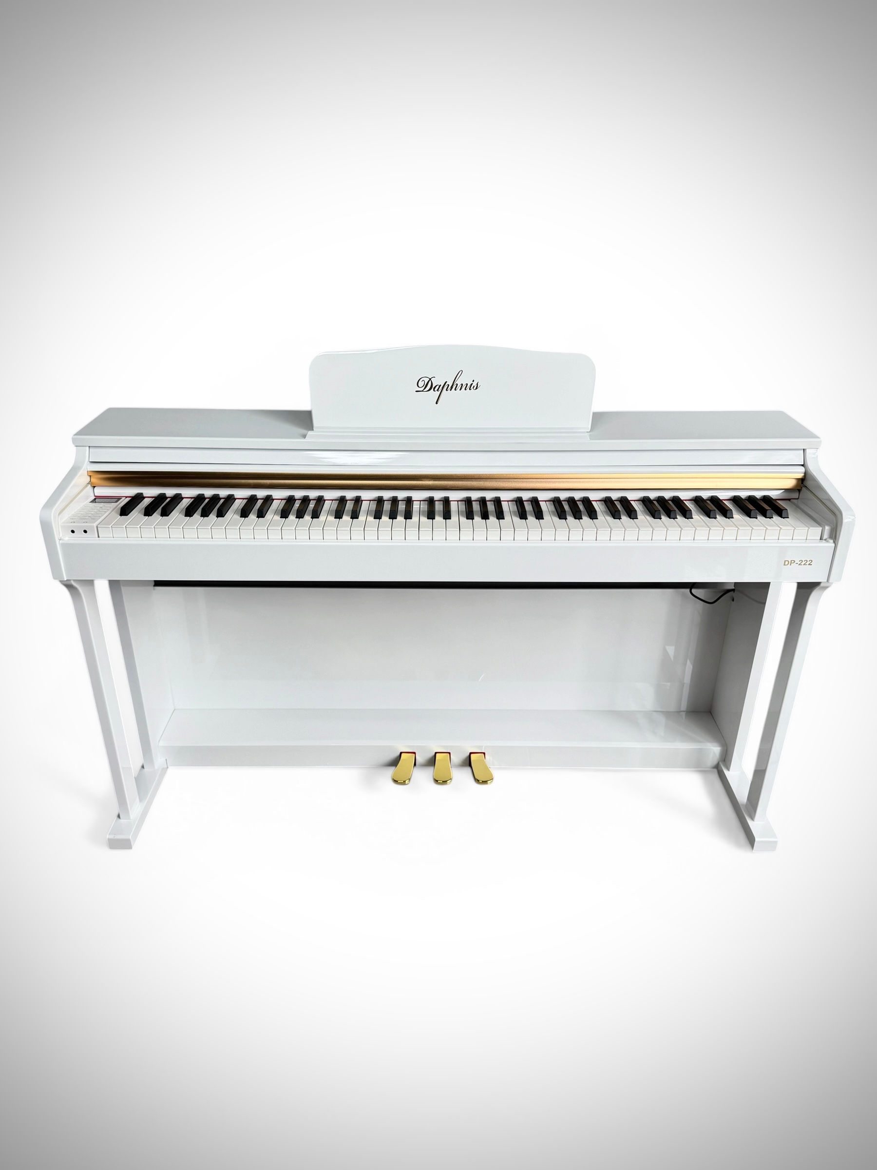 DAPHNIS DP-222 Gloss White DİJİTAL KONSOL PİYANO (TABURE+KULAKLIK HEDİYELİ)