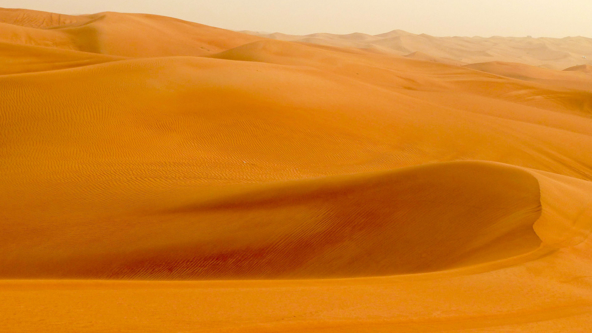 Düne bei Dubai am Abend