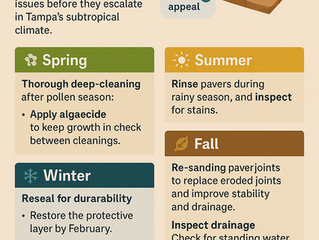 Tampa Maintenance Calendar: Quarterly Paver Care Checklist