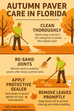 Autumn in Florida: Why This Season Is the Perfect Time for Paver Cleaning and Sealing
