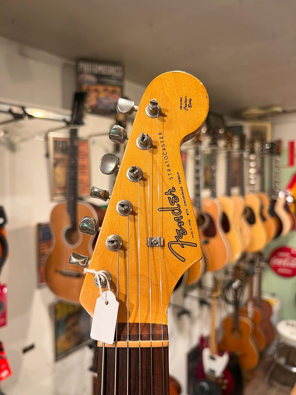 Thumbnail: 1982 JV Fender Stratocaster in Candy Apple Red