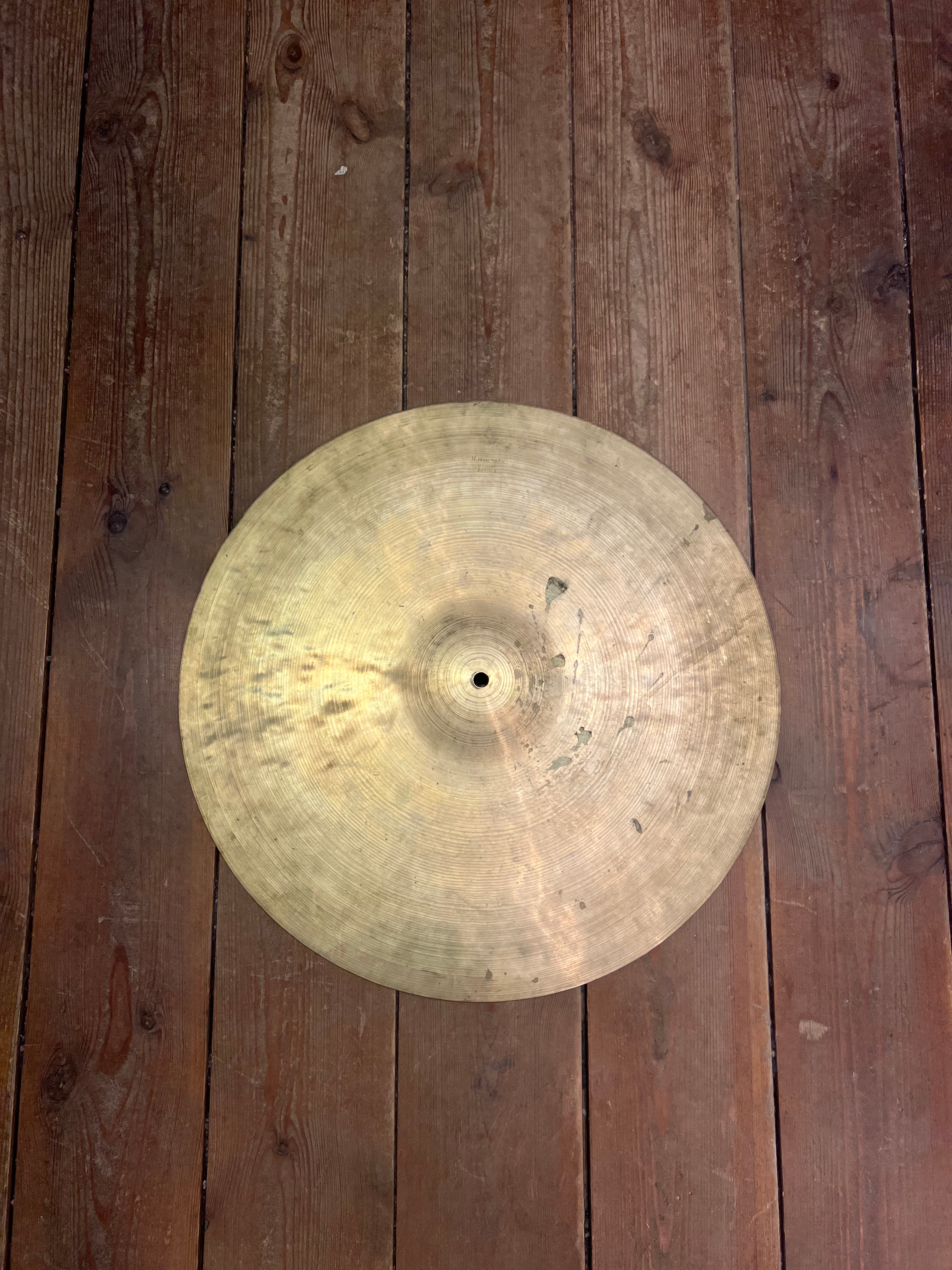 18" K Zildjian New Stamp ride