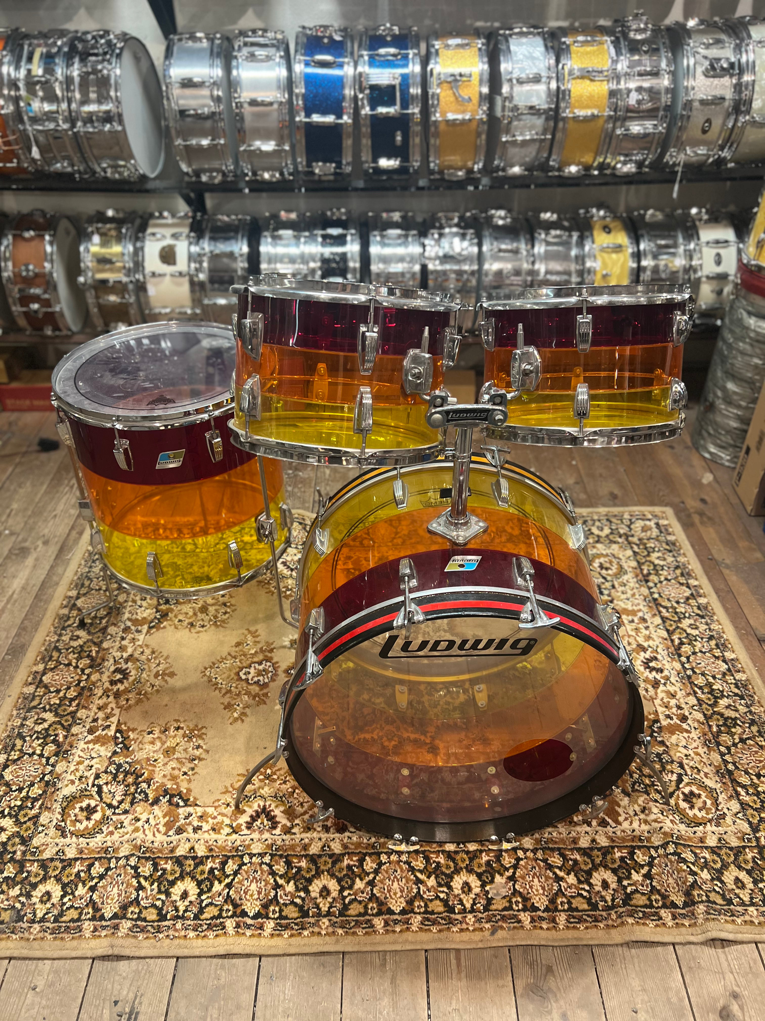 (SOLD) Original Early 70's Ludwig Tequila Sunrise