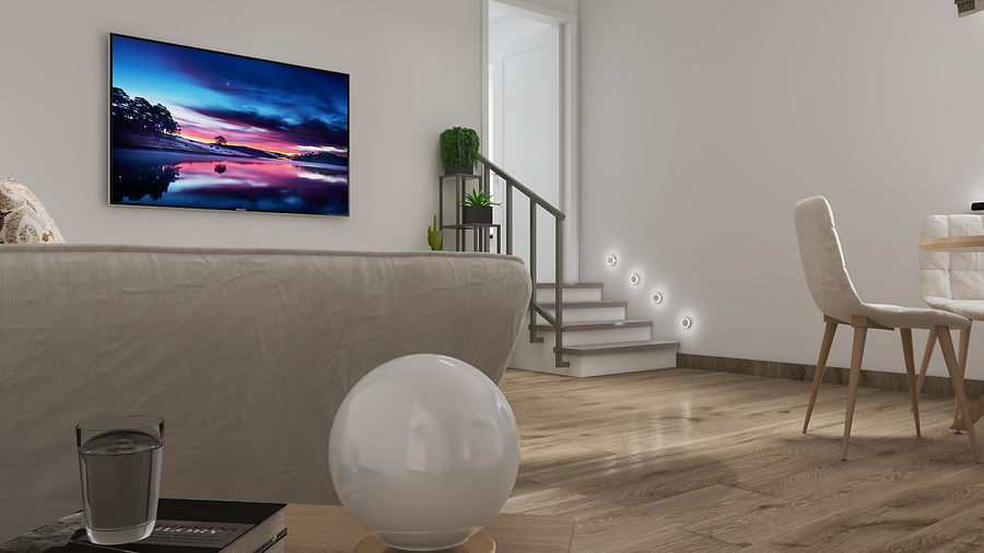 progettazione di interni per agenzie immobiliari e costruttori a Genova con la realizzazione di render e video professionali di interior design