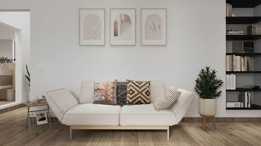 progettazione di interni per agenzie immobiliari e costruttori a Genova con la realizzazione di render e video professionali di interior design