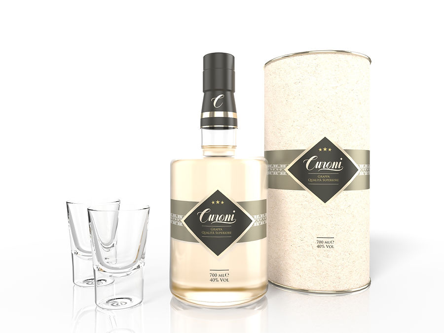 Coriale realizza packaging ed etichette per liquori e bevande alcoliche a Genova