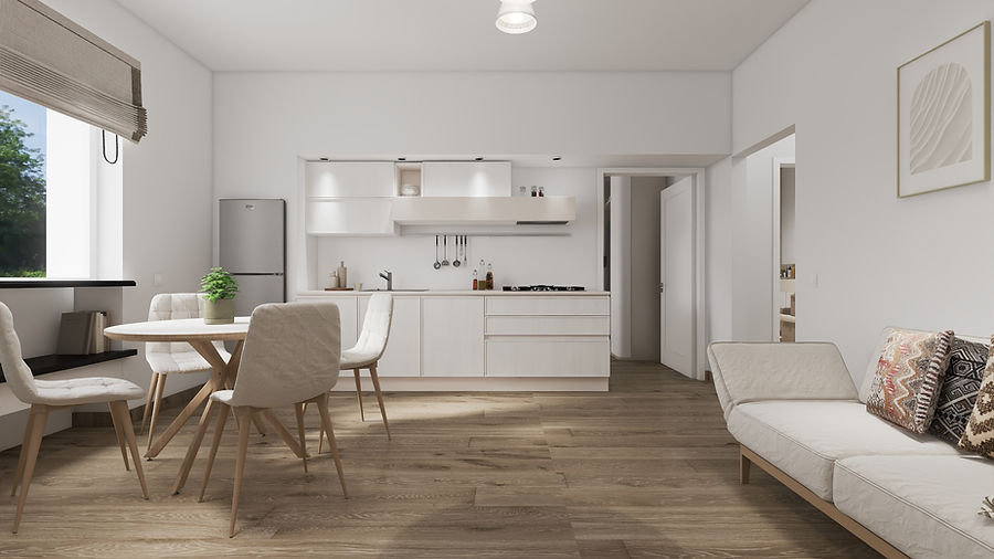 progettazione di interni per agenzie immobiliari e costruttori a Genova con la realizzazione di render e video professionali di interior design