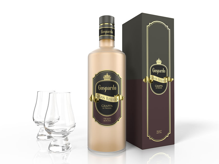 Coriale realizza packaging ed etichette per liquori e bevande alcoliche a Genova