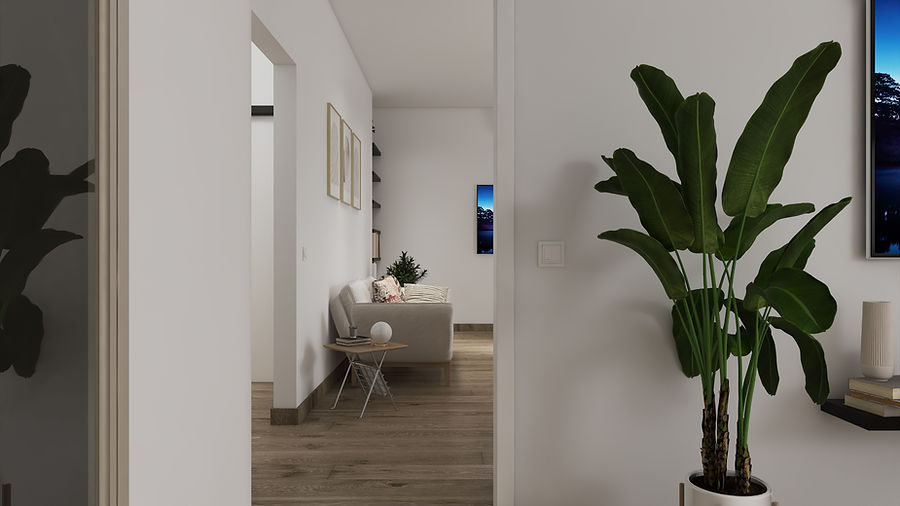 progettazione di interni per agenzie immobiliari e costruttori a Genova con la realizzazione di render e video professionali di interior design