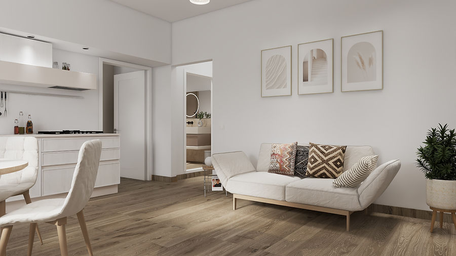 progettazione di interni per agenzie immobiliari e costruttori a Genova con la realizzazione di render e video professionali di interior design