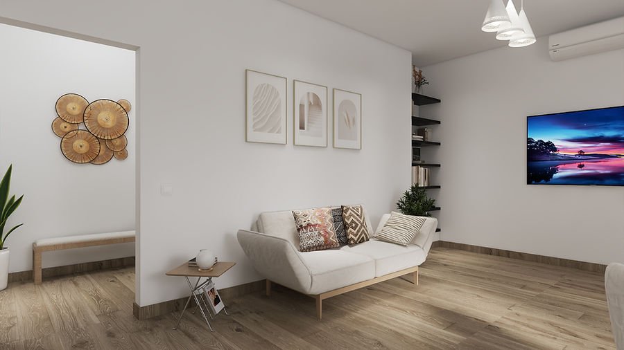 progettazione di interni per agenzie immobiliari e costruttori a Genova con la realizzazione di render e video professionali di interior design