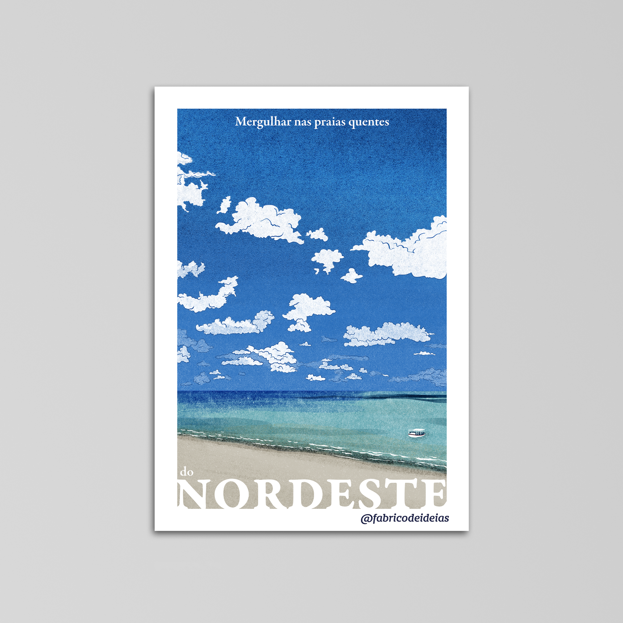 Ímã Praias do Nordeste - Coleção Brasilidade 2