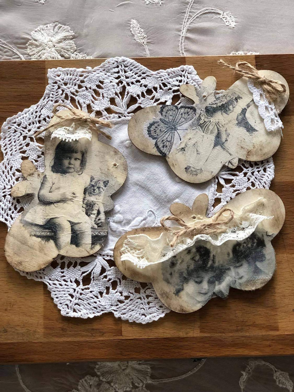 Miniatura: Shabby chic zawieszka