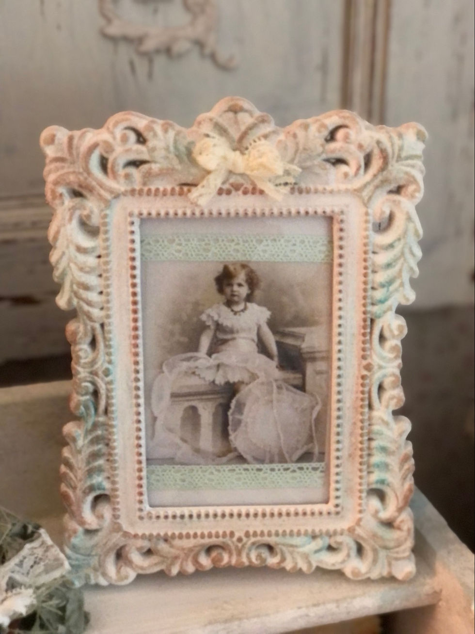 Miniatura: Stylizowana ramka Shabby chic
