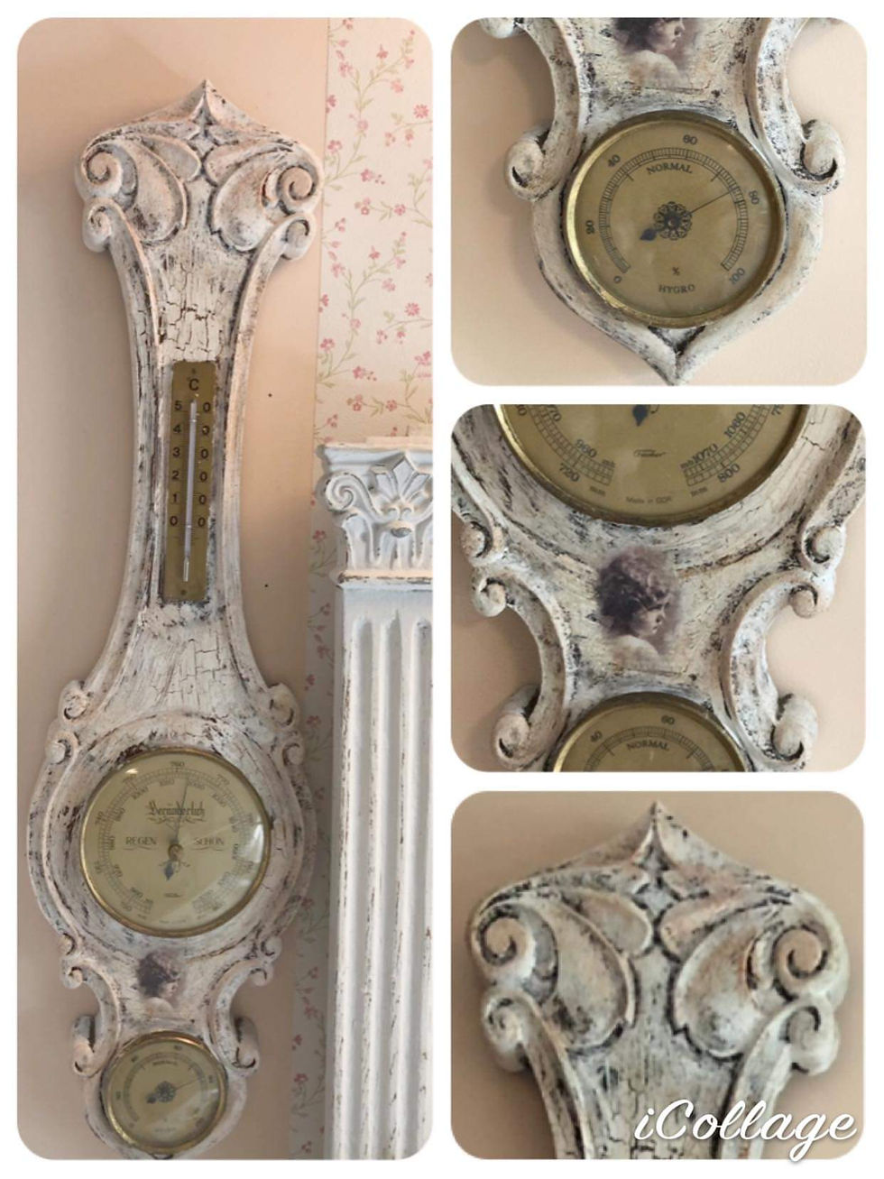 Miniatura: Barometr Shabby chic
