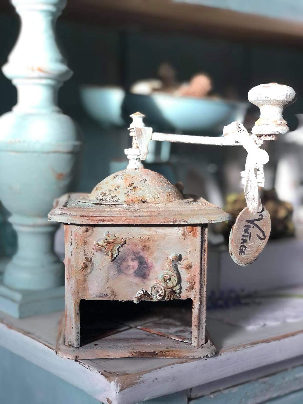 Miniatura: Młynek postarzany