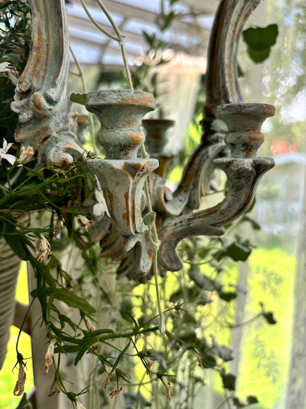 Miniatura: Lusterko Shabby chic🕯️