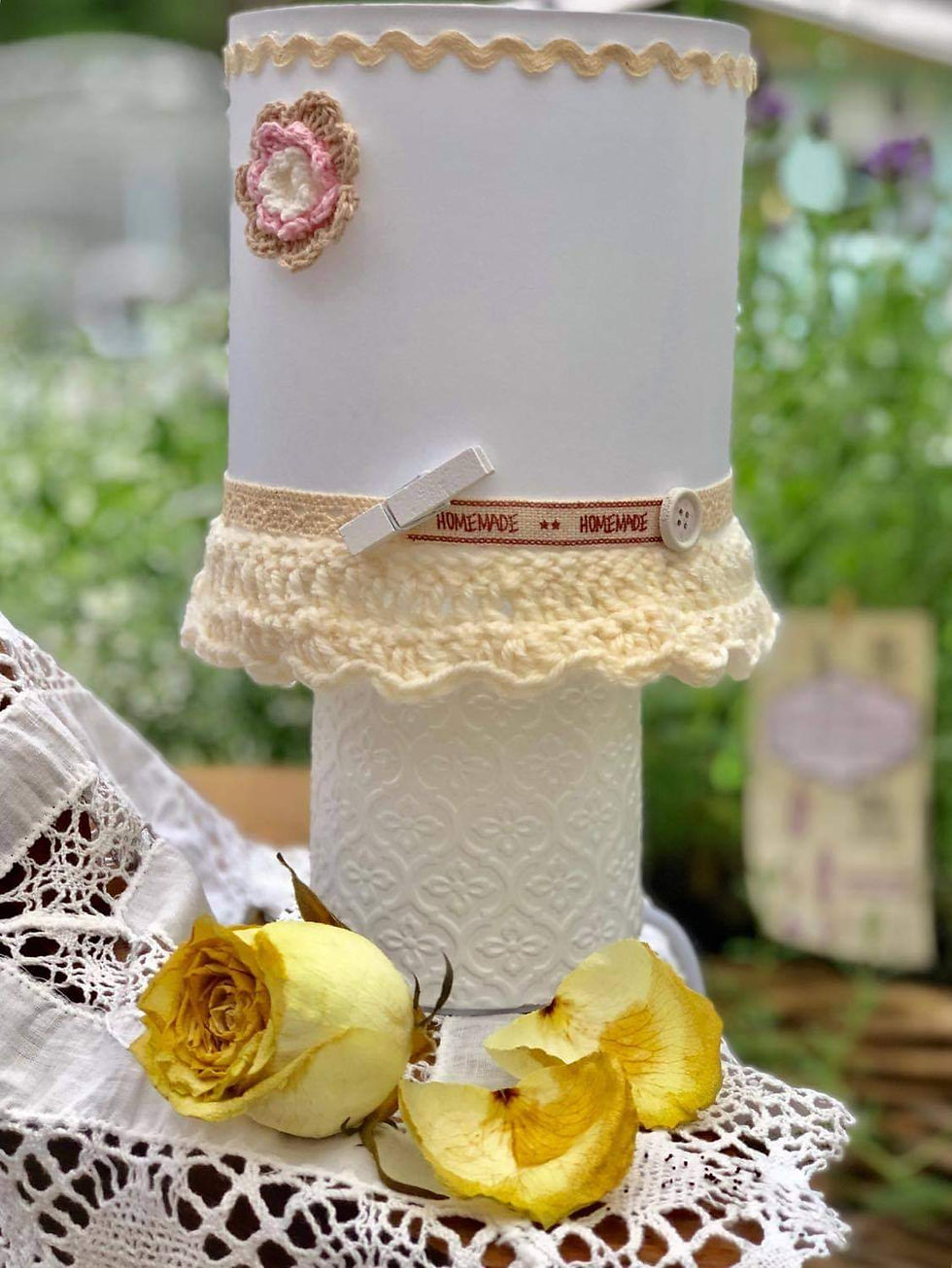Miniatura: Lampki Shabby chic DWIE