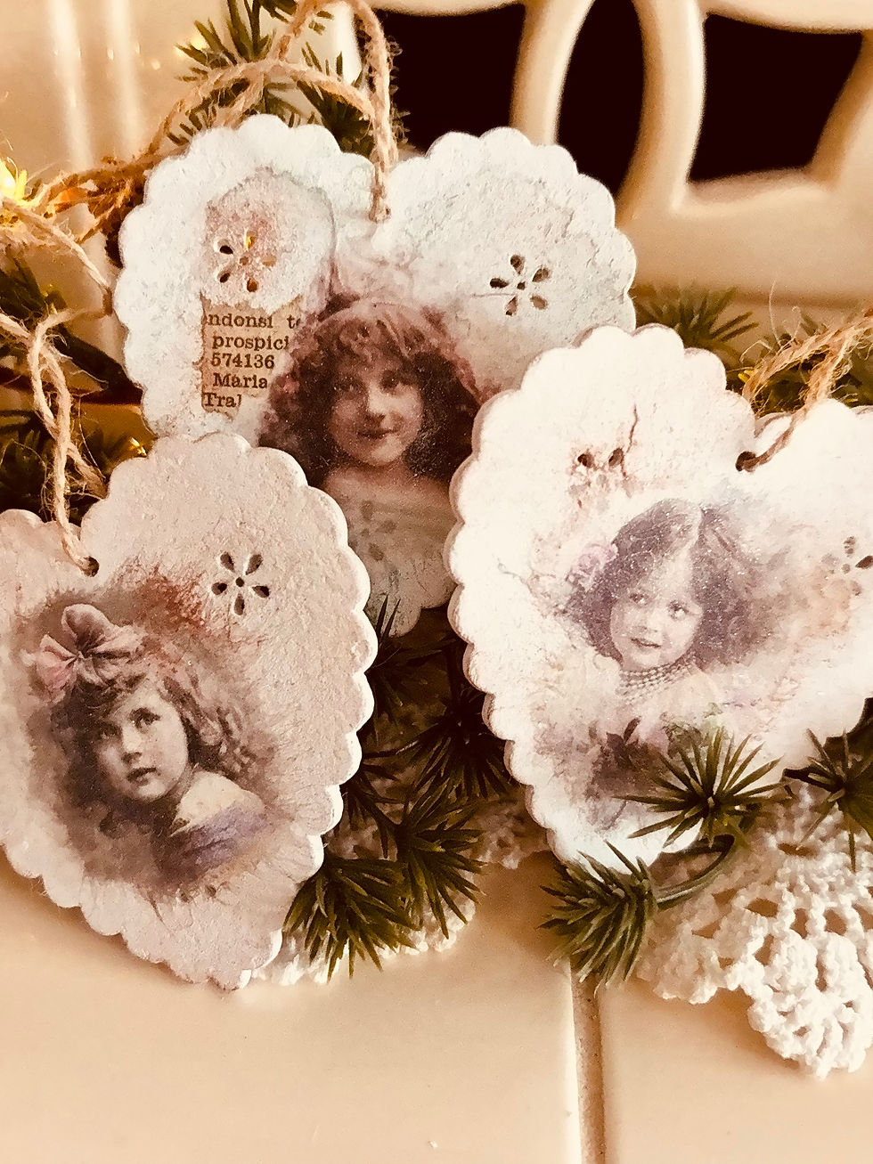 Miniatura: Zawieszki Shabby chic