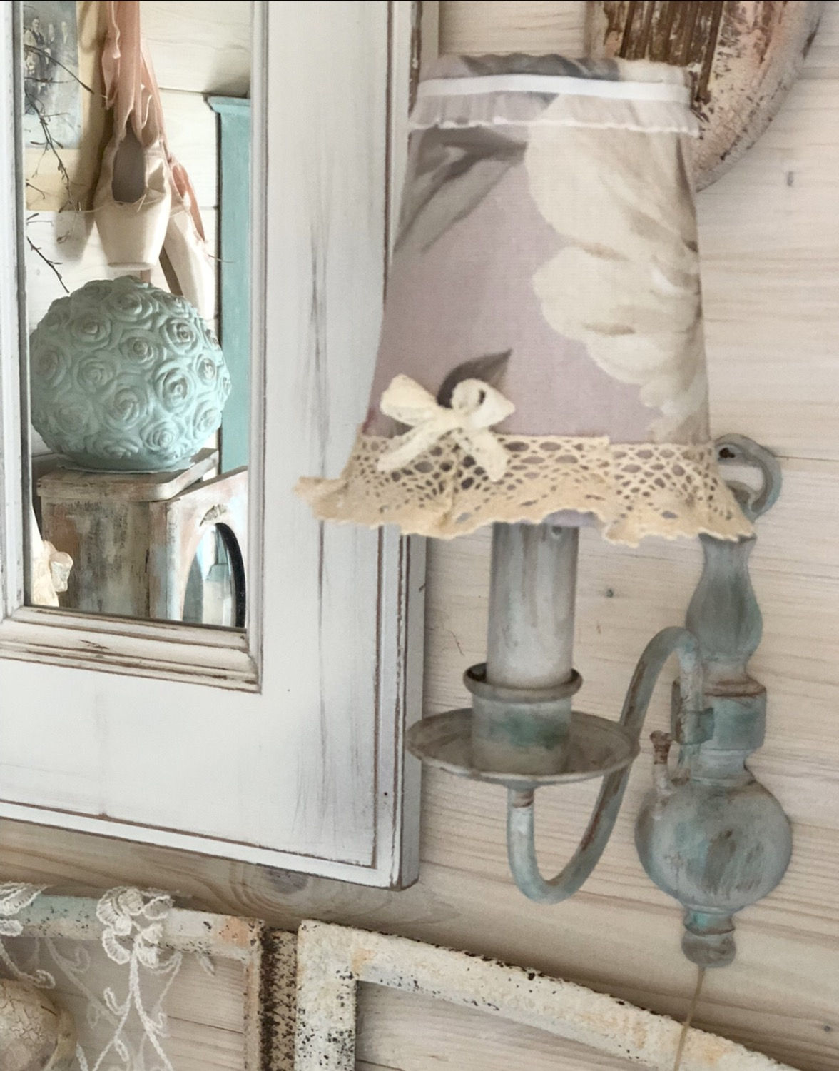 Kinkiet Shabby chic