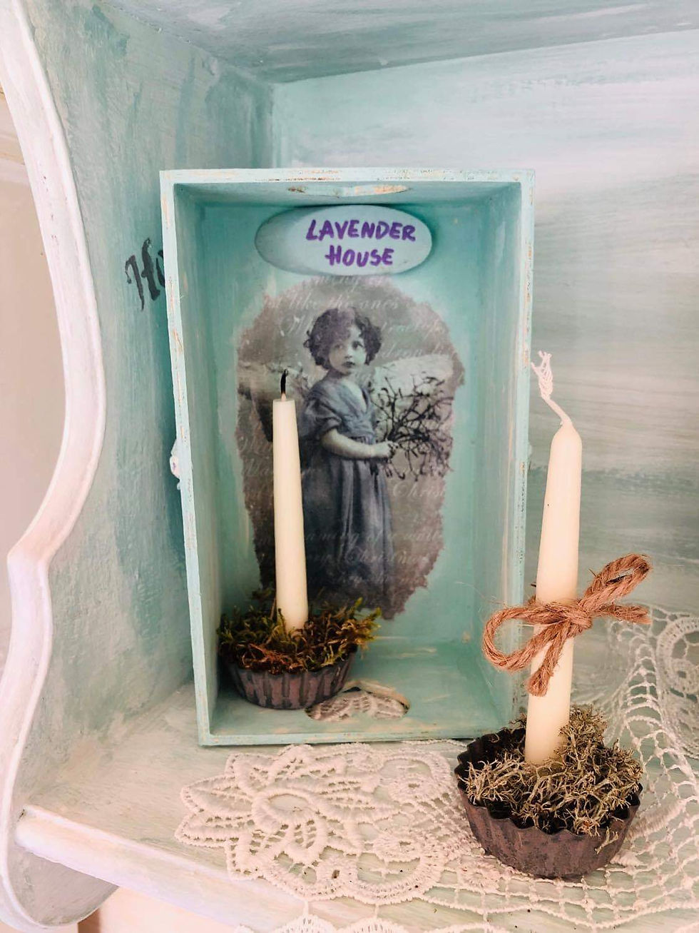 Miniatura: Shabby chic pudełko