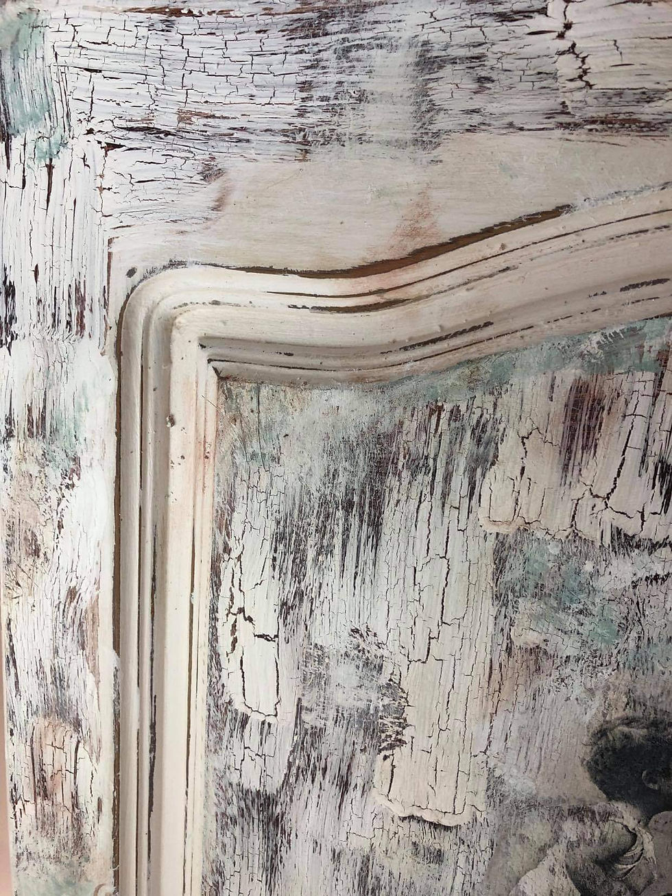 Miniatura: Shabby chic dekor z wieszakiem