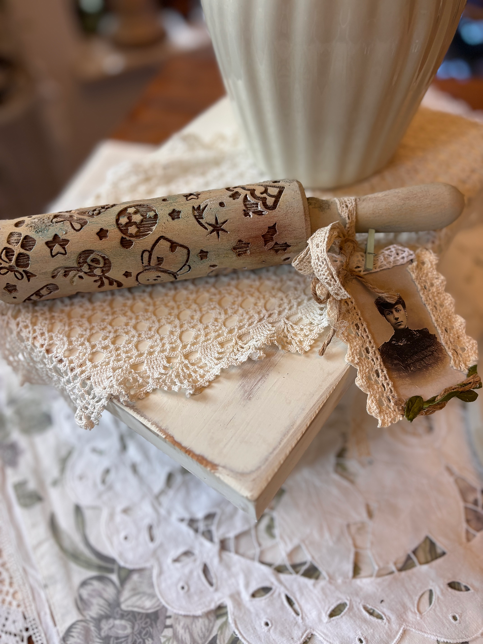 Miniatura: Wałeczek Shabby chic