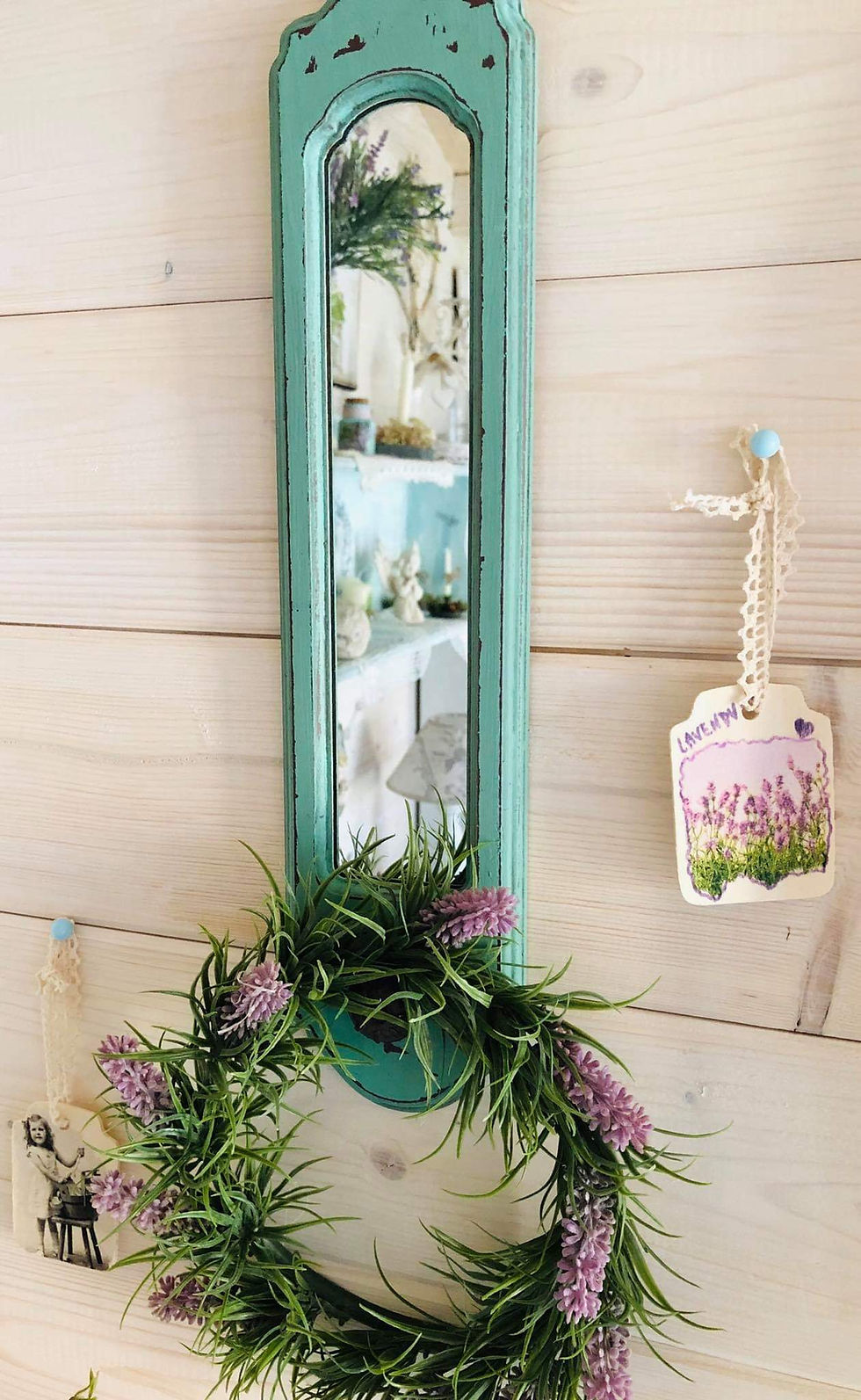 Miniatura: Lusterko ozdoba ścienna