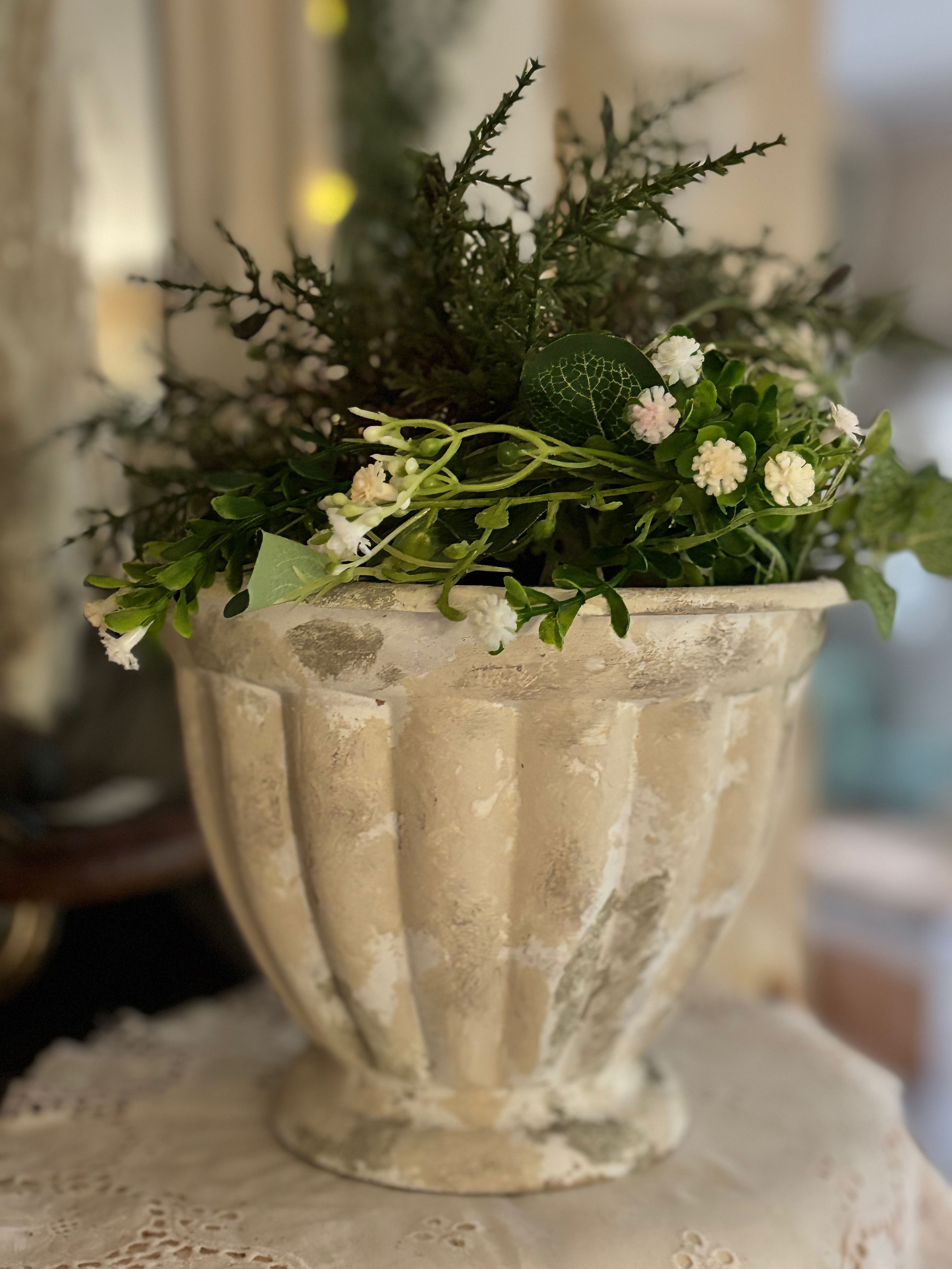 Doniczka stylizowana vintage