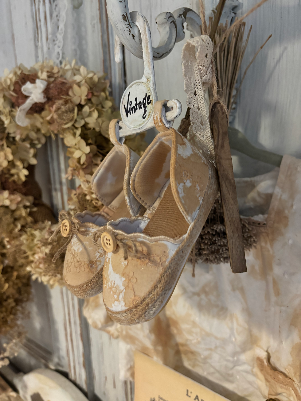 Miniatura: Buciki lniane malusie