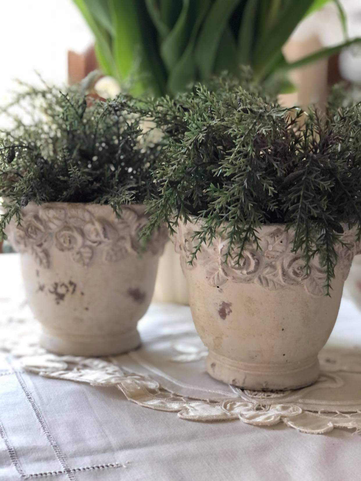 Doniczka Shabby chic