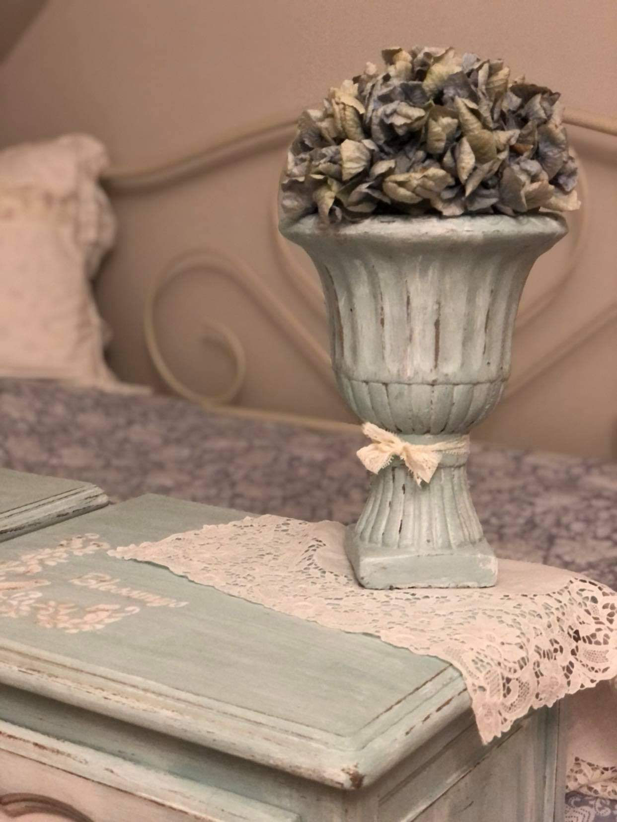 Doniczka Shabby chic PIĘKNA