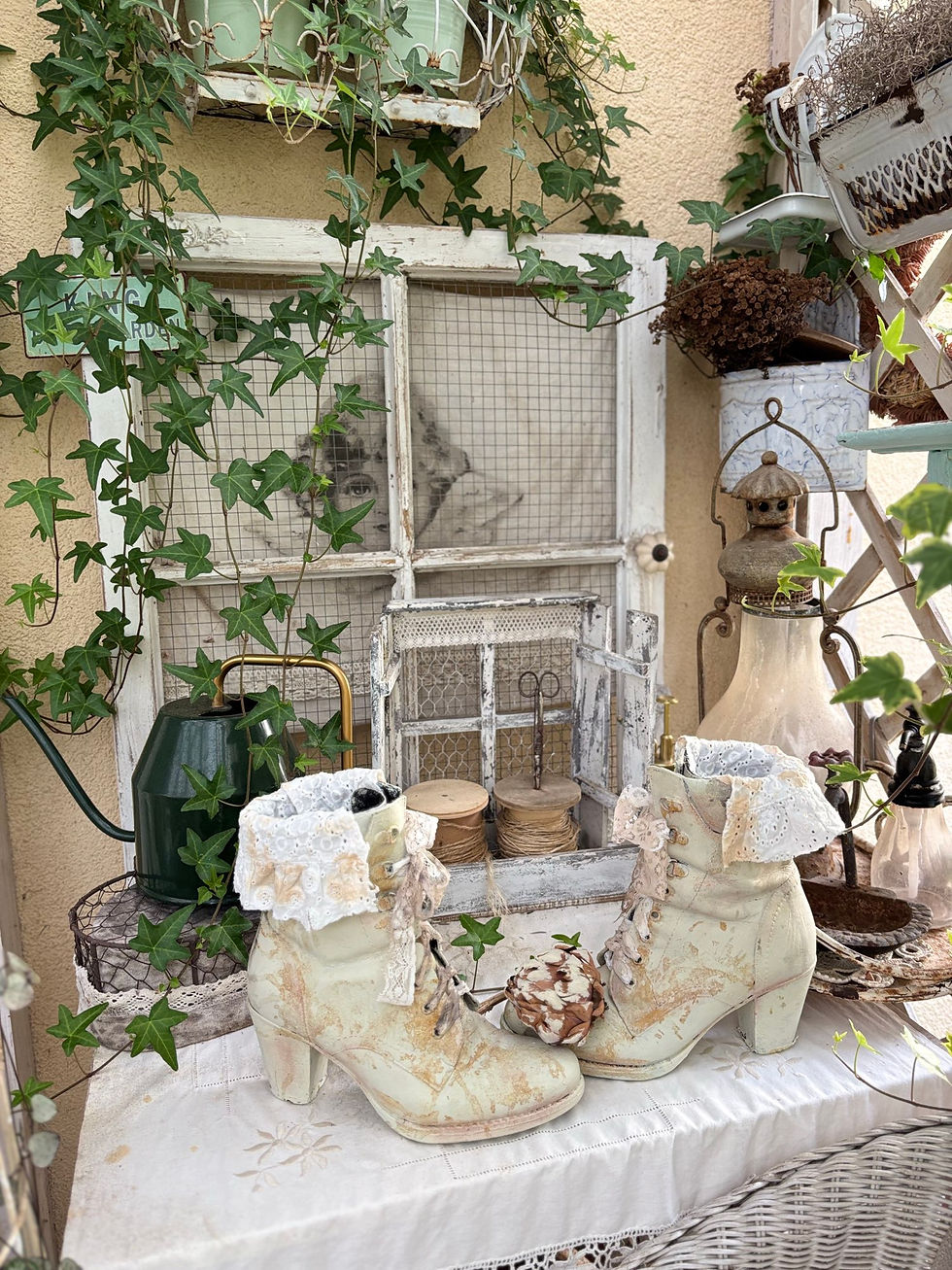 Miniatura: Shabby chic trzewik
