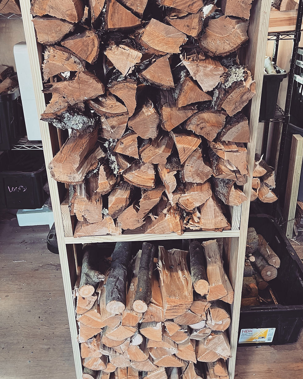 Thumbnail: Beech Wood - Smoking/Firewood Box - - FREE SHIPPING TO THE LOWER 48 STATES
