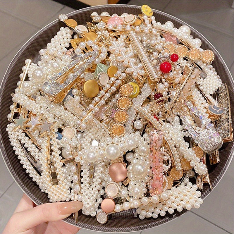 Miniatura: 10 Pcs/set Women's Fashion Hair Accessories High-quality Resin Hair Clips Suitab