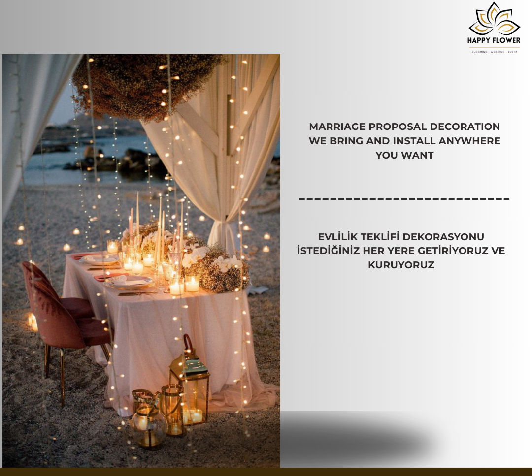 Organizasyon Evlilik Teklifi Seti - 009