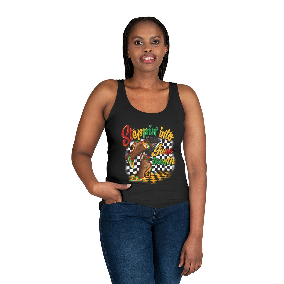 Women's Steppin into Juneteenth Tank Top