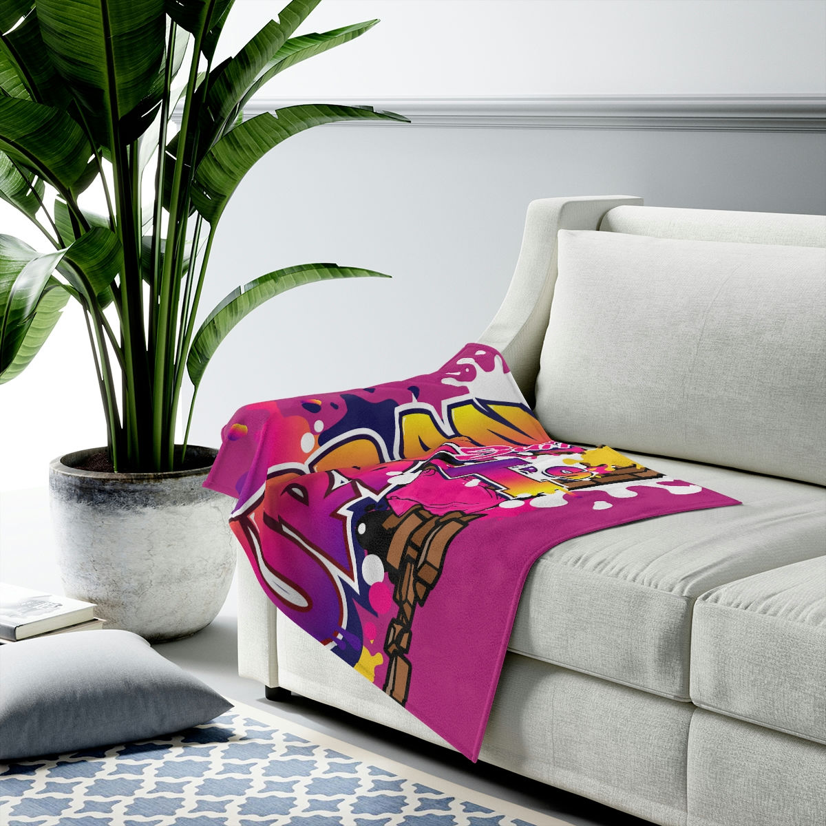 Urban Suite T's Velveteen Plush Blanket