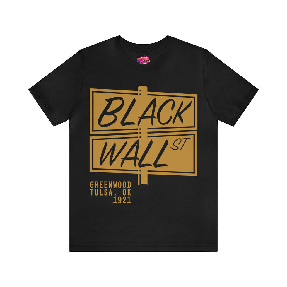 Black Wall Street Unisex Jersey Short Sleeve Tee