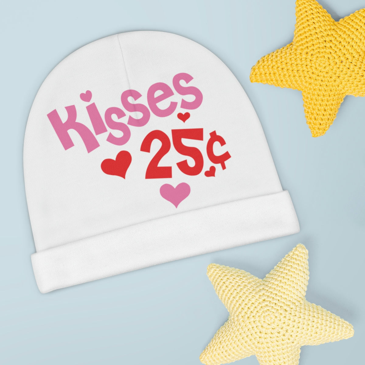 Kisses 25 Cents Baby Beanie