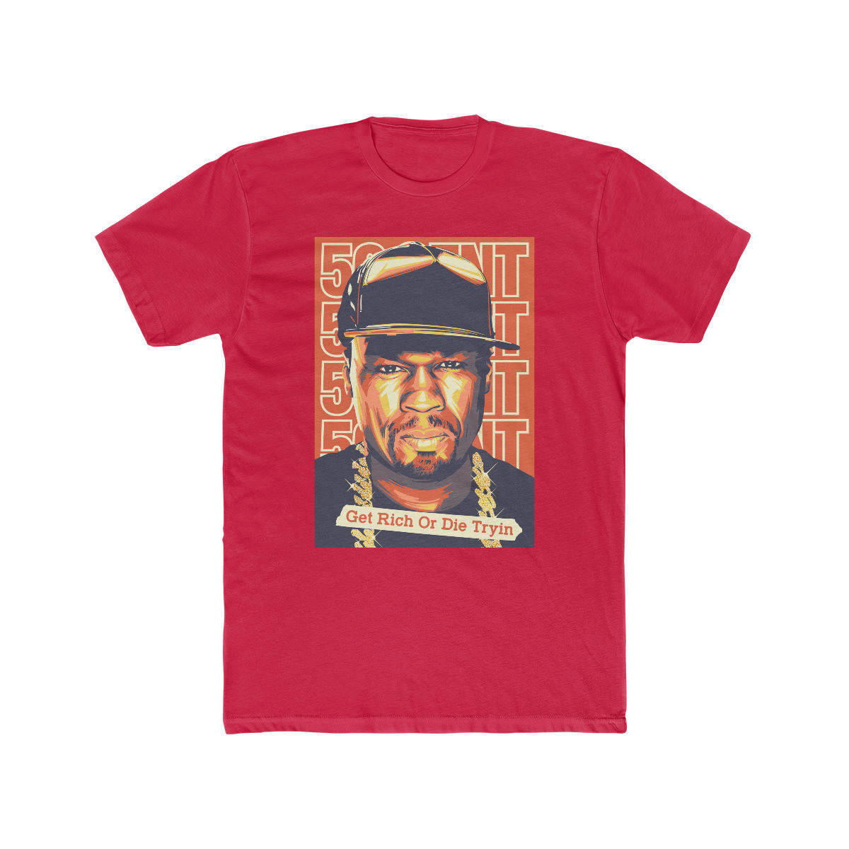 50 Cent Men's Cotton Crew Tee