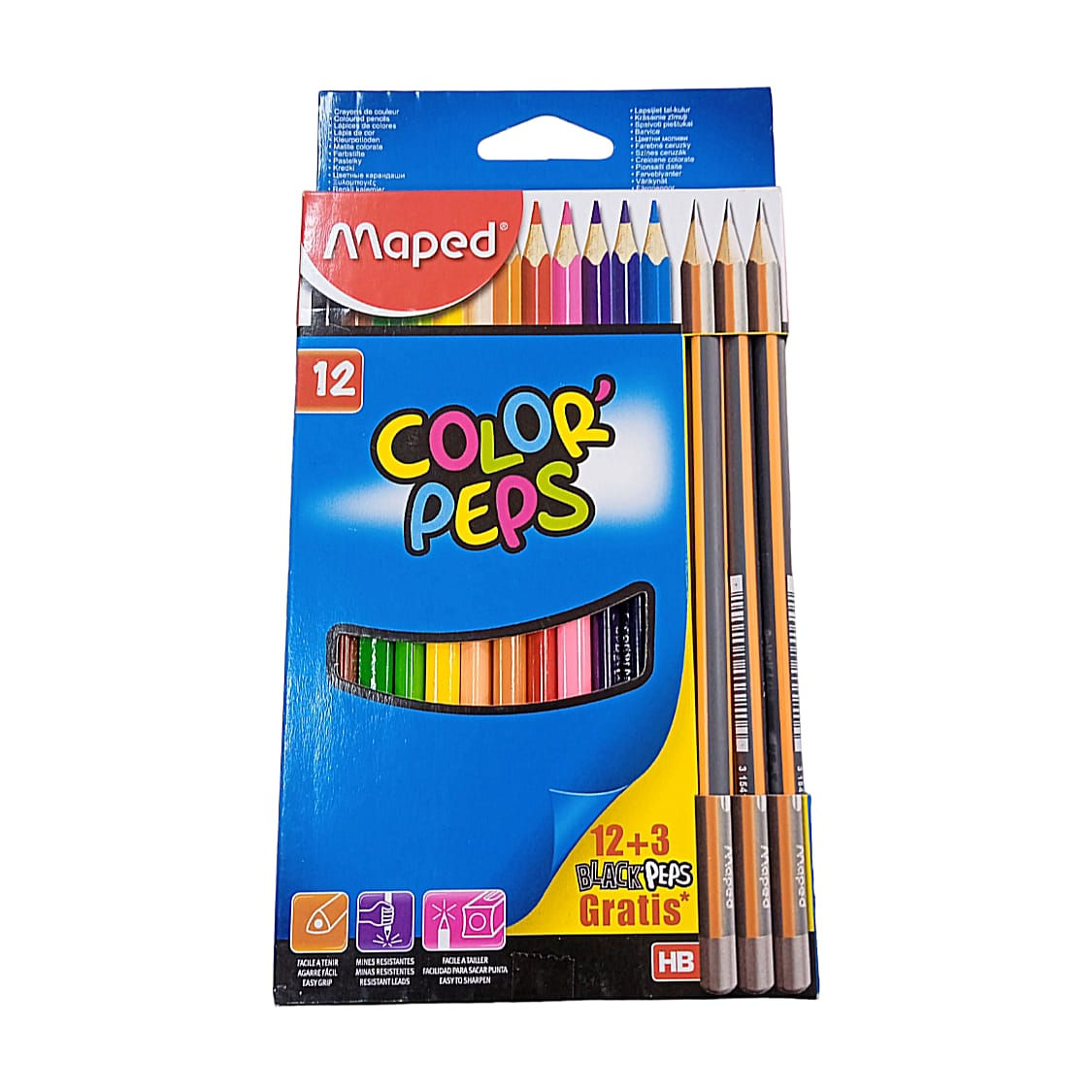 Colores *12 + Lapiz Maped